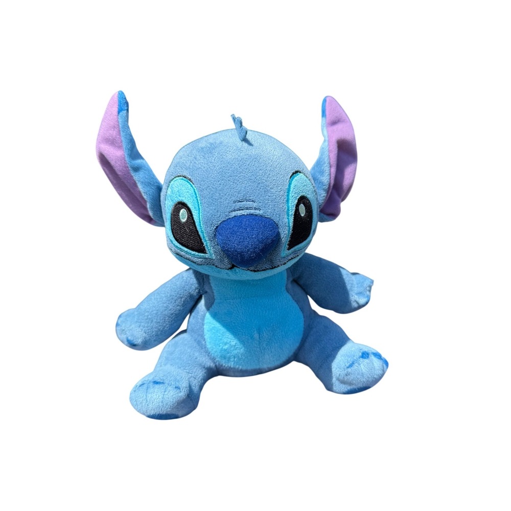 Disney Stitch Plush Stuffed Animal Kids 8 Inch Blue Excellent Lilo & Stitch